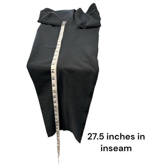 Tail Womens Black Stretch Pants Size 14 90% Polyester & 10% Spandex 17.5" Waist - Picture 8 of 8